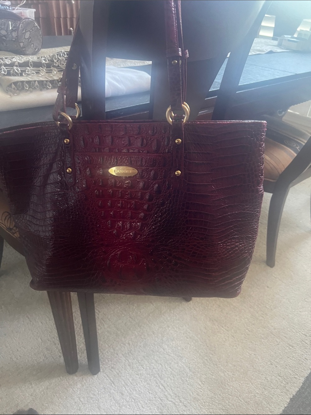 Brahmin Asher Leather Tote - Excellent Condition
